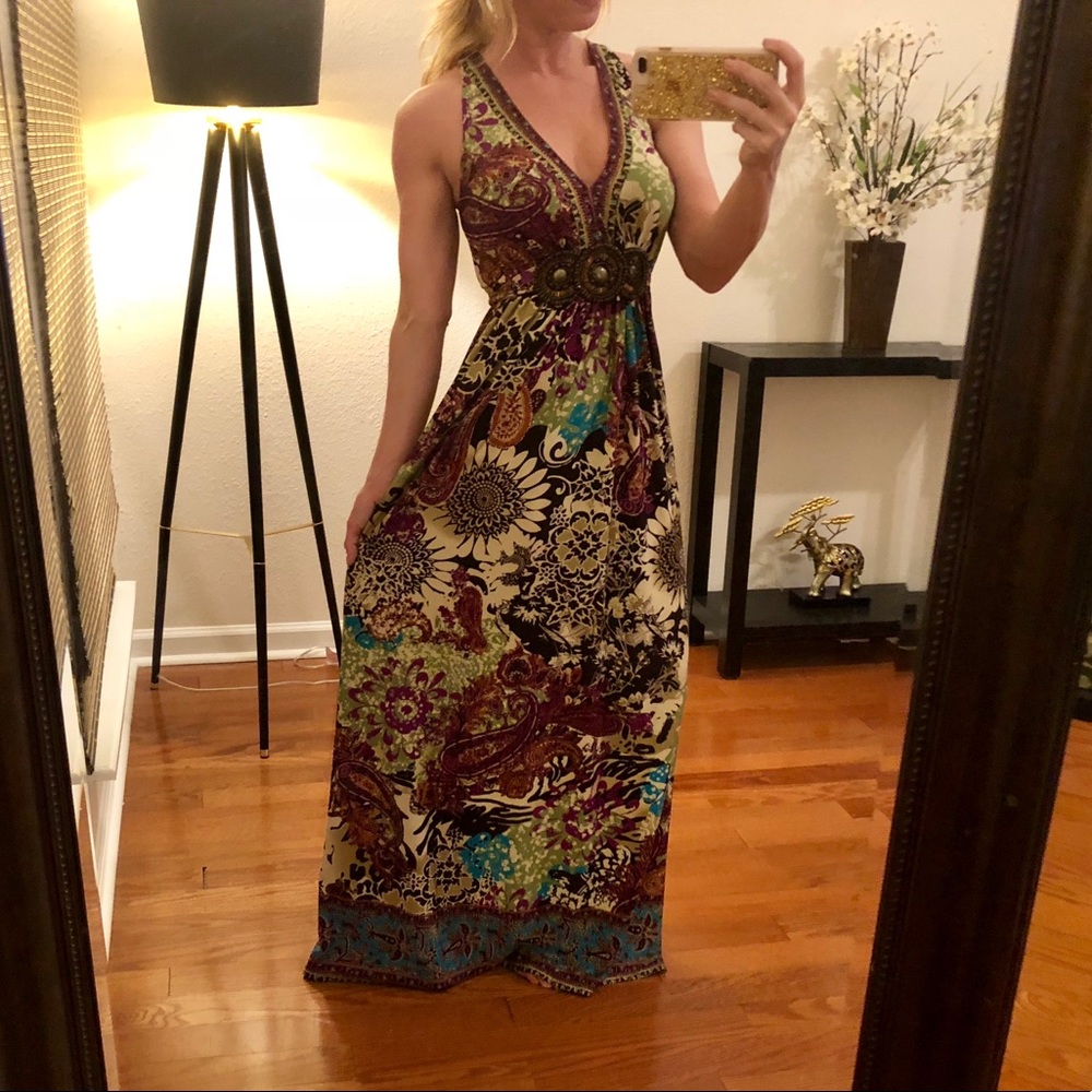 Floral Maxi Dress / 4